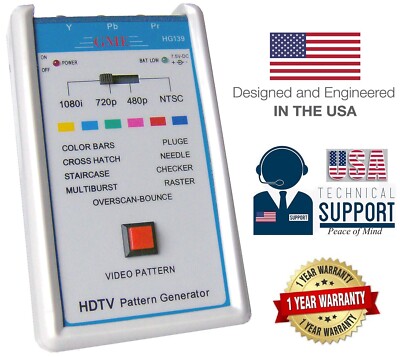 GME HG139 HDTV Video Pattern Generator 1-Yr USA Warranty+Support