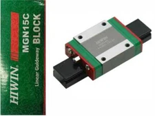 New Hiwin MGN15C Short / Standard Block / MGN15 Series / 15mm 