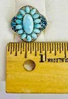 HSN Colleen Lopez Sterling Silver Larimar, Swiss Topaz & White Topaz Ring Size 9 — photo 10