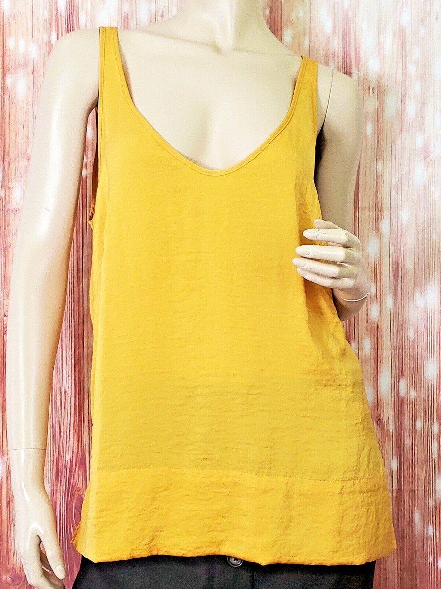 h&m yellow tops