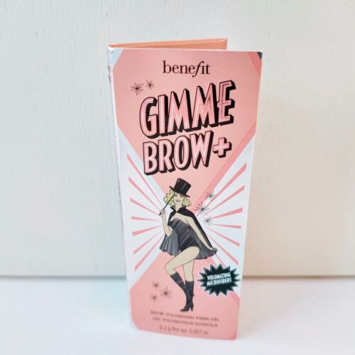 Benefit Gimme Brow+ Volumizing Eyebrow Fiber Gel Sample, Shade 3, 0.2g Brand New