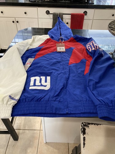 new york giants mitchell and ness jacket
