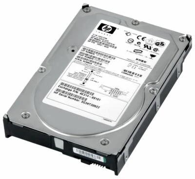 FESTPLATTE HP AE314-69101 ST373207LW 73GB 10000RPM 8MB SCSI 68-pin U320 3.5'' - Bild 1 von 3