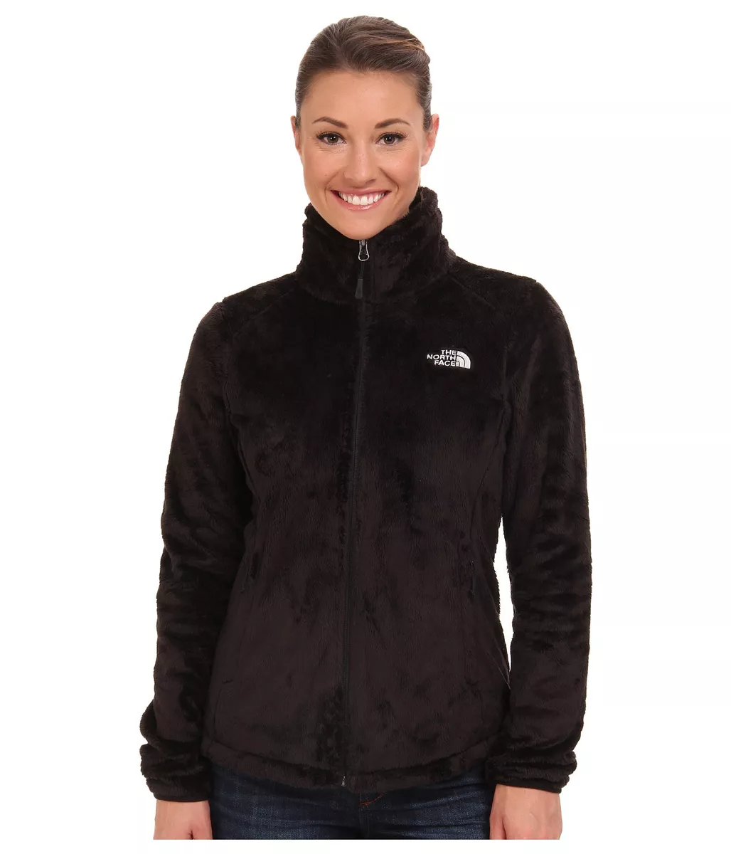 New Ladies The North Face Fleece Full Zip Jacket Osito TNF Black Size XS