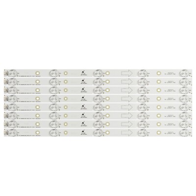 8pcs LED Backlight Strips For L40B2800 TOT_40B3800_8X5_3030C_5S1P REV.V1