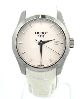 Tissot Women`s Couturier Lady Analog Display White Watch - T0352101601100 Tissot Women`s Couturier Lady Analog Display White... | Depop main image 3