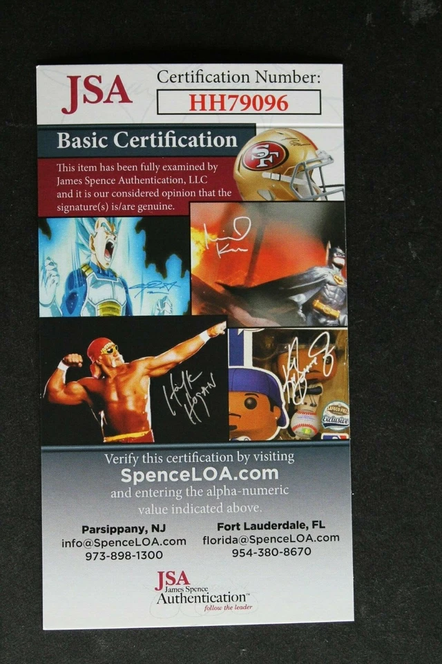 Dennis Eckersley Boston Red Sox Vintage 3.5x6 Signed Autographed Postcard JSA - Image 3 of 3