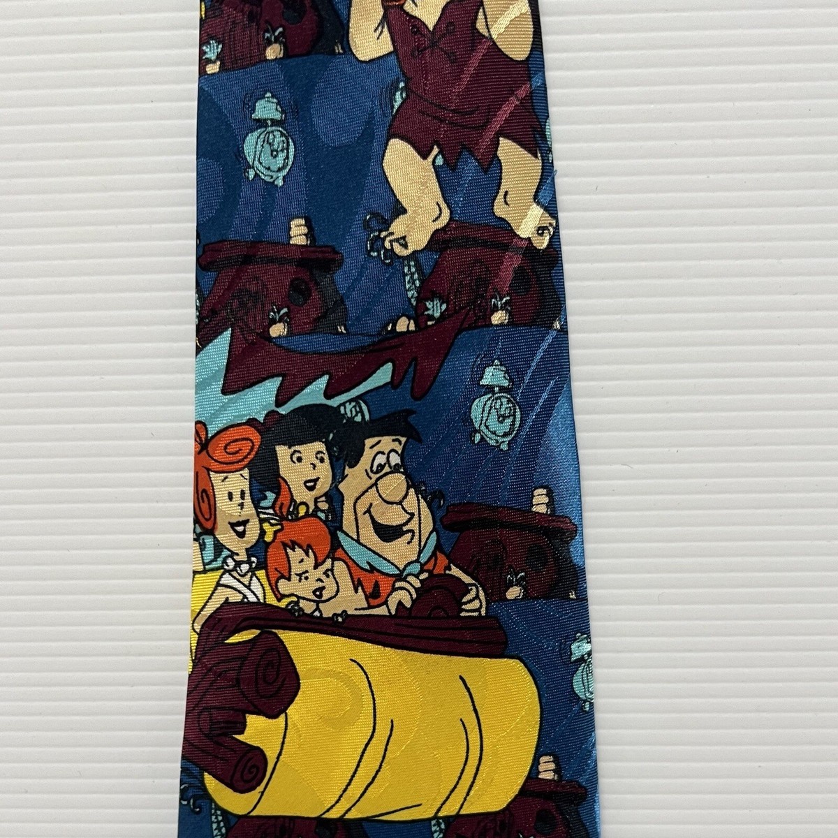 Fred Flinstone Tie 1.430cm 10cm At Base Family Flinstones Tie View 4