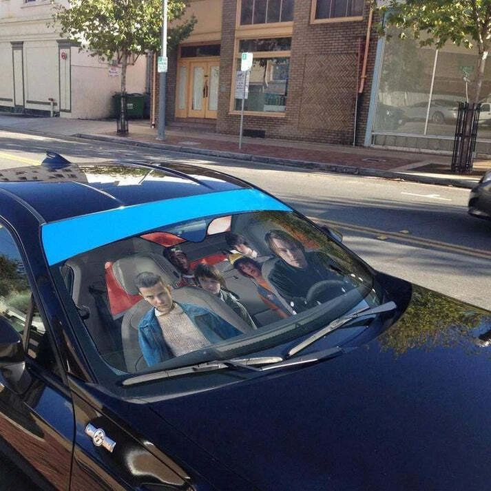 Stranger Things Teaser Custom Car Auto Sunshade