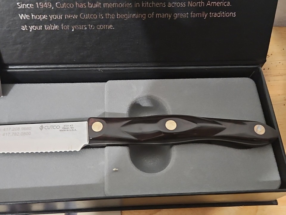 Cutco 3721 Trimmer Knife New Open Box 820103827300 eBay
