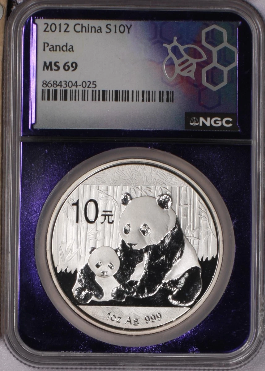 Chinese Panda MS 69 Graded 2012 Silver Bullion Coins for sale | eBay