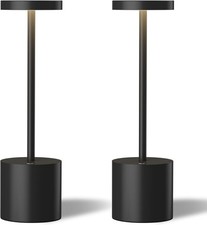 LED Cordless Table Lamps Set of 2,Portable Rechargeable 5000mAh Outdoor Table