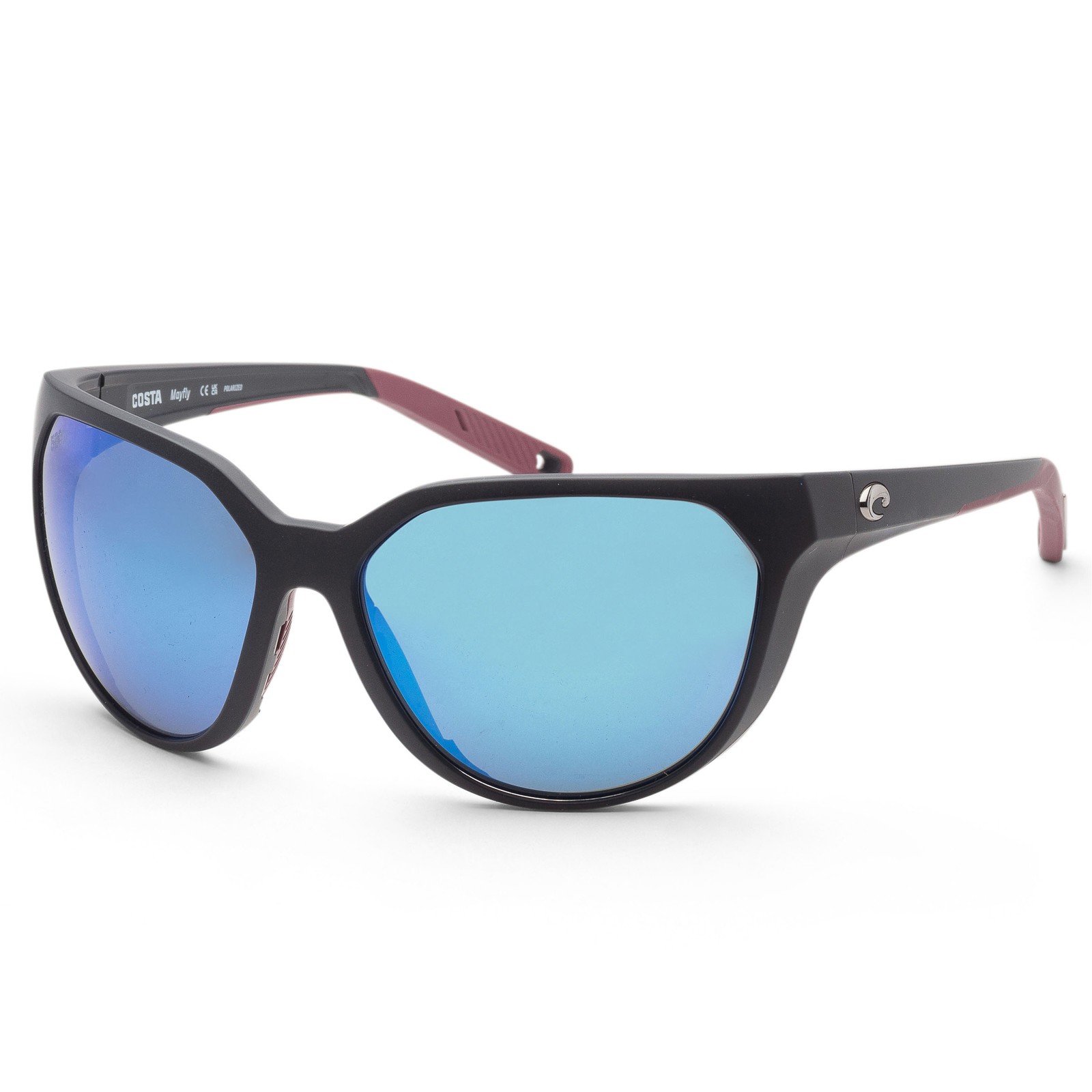 Costa del Mar Women's Mayfly 58mm Black Polarized Sunglasses 6S9110-911001-58
