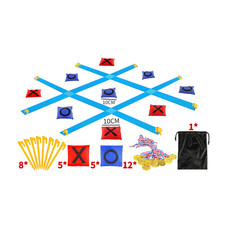Portable Throwing Game Set for Beach Park Backyard for Small Space Friendly