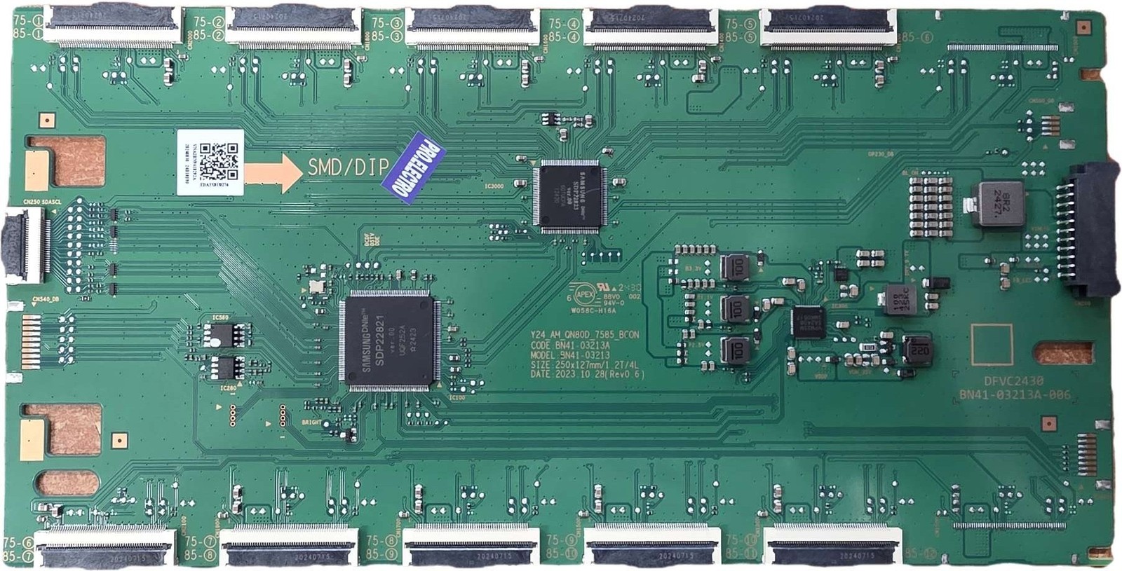 Carte T-CON BN41-03213A pour TV Samsung QE75QN85DBT