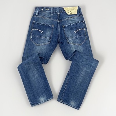 G Star Raw Radar Narrow Rope Jeans Herren W32 L32 Straight Faded Cinch Back
