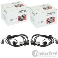 2X Astemo Hitachi ABS-SENSOR Raddrehzahl Vorne Passend FüR Audi A6 VW Golf Vento