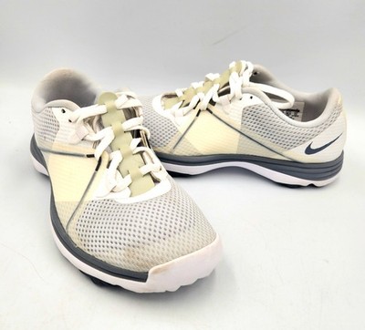 Nike Lunar Summer Lite II Golf Sneaker Shoe Womens 6 White Grey 628539-002