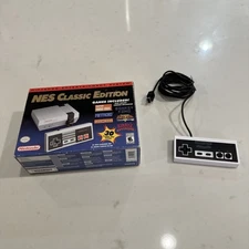 Authentic Nintendo Classic Edition NES Mini 30 Game Console w/2nd controller +