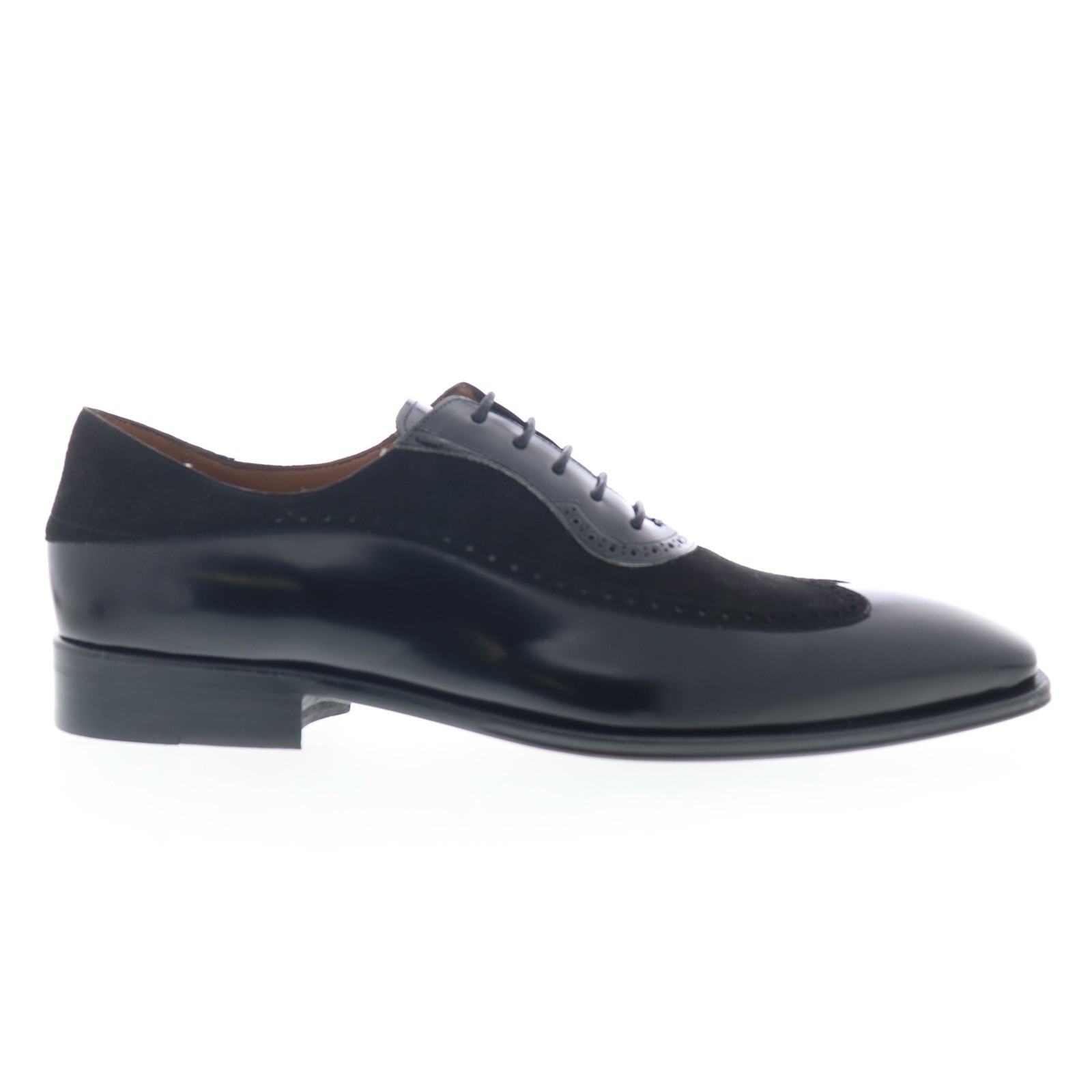 Mezlan Gianni 20601 Mens Black Leather Oxfords - Lace Ups Casual Shoes 9