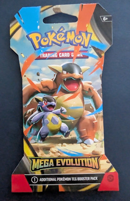 Pokemon Mega Evolution Sleeved New Booster Pack - 10 Cards / Pack - Random Art