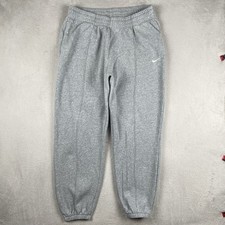 Nike Sportswear Essentials Jogger Sweatpants Womens Large Gray BV4089-063