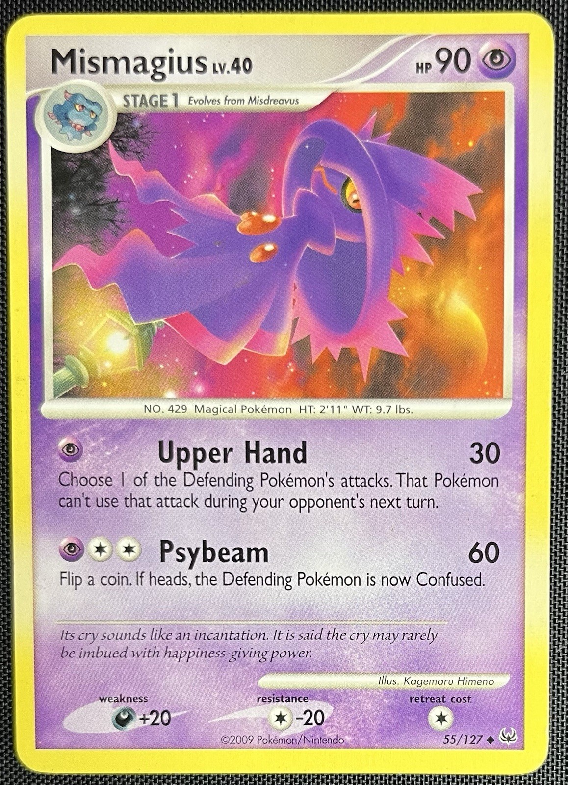 Mismagius 55/127 Pokemon English Platinum Base Set 2009