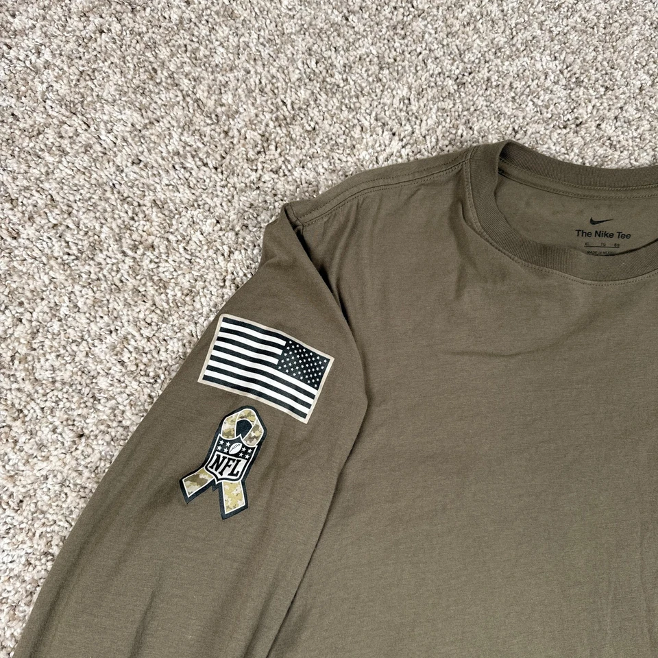 Washington Commanders Shirt Mens XL Green NFL Football Nike Salute To Service - Image 4 of 4