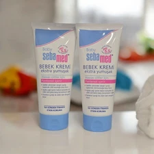 X2 Baby SebaMed Mild Cream for Babies pH 5.5 w/Panthenol for Delicate Skin 6.8oz