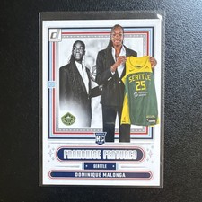 2025 Panini Donruss Franchise Features Dominique Malonga Rookie 19 Seattle Storm