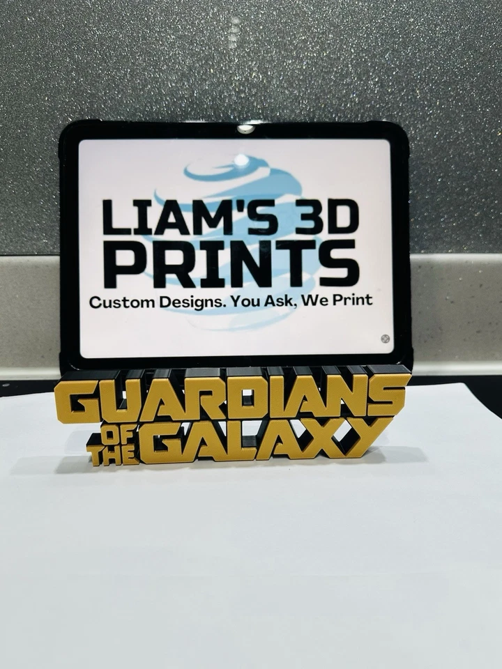 Decorative Guardians Of The Galaxy Marvel logo Film Sign Display Self Standing - Image 2 of 4