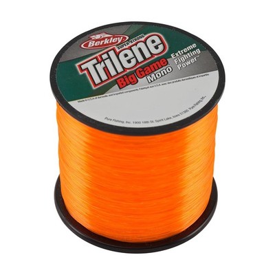 Berkley Trilene Big Game 650Yd 20Lb Blaze Orange Fishing Line Durable Monofil...