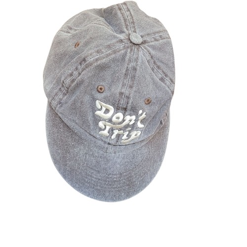Cappello ufficiale Mac Miller Don't Trip grigio lavato colorato e facile - Foto 2 di 6