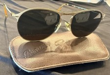 Persol 7649-S Gold Havana Polarized Aviator Sunglasses 1069/58