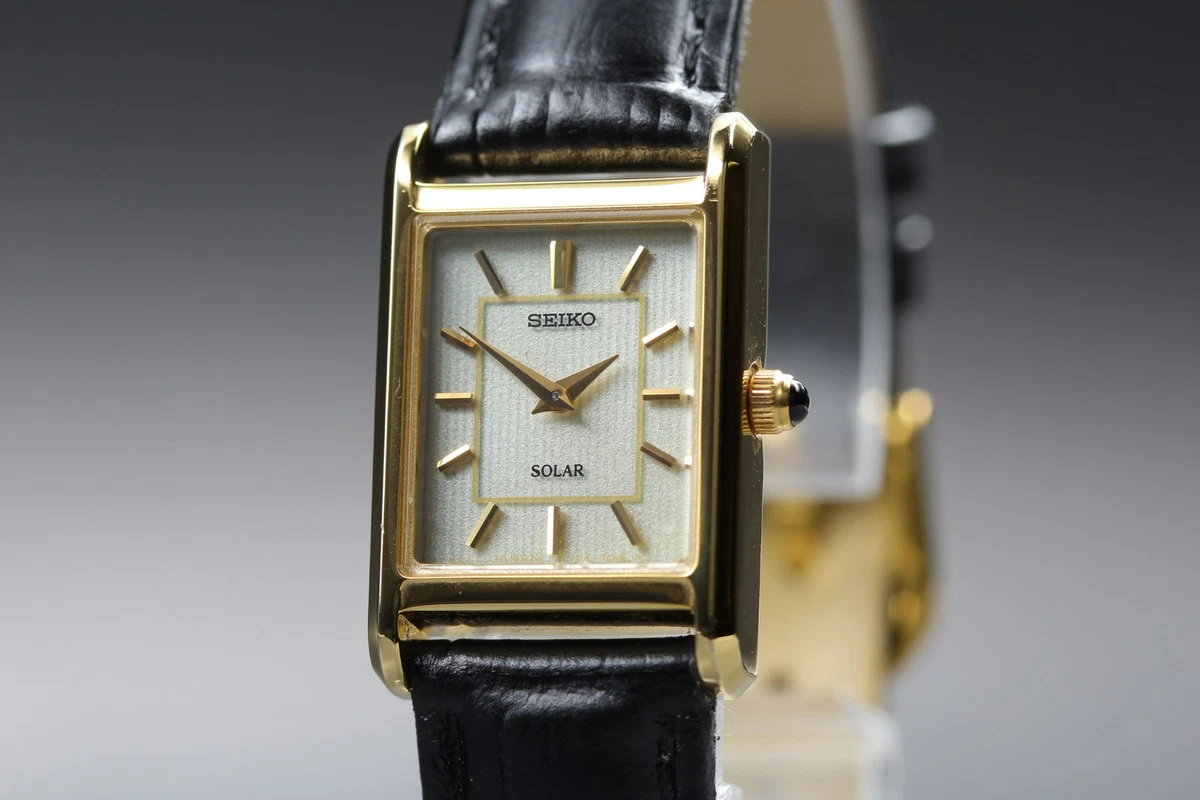 Seiko Solar Rectangle Watches for sale - eBay