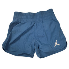Jordan Shorts Girls Large Industrial Blue Athletic Lightweight Jumpman Logo NWT