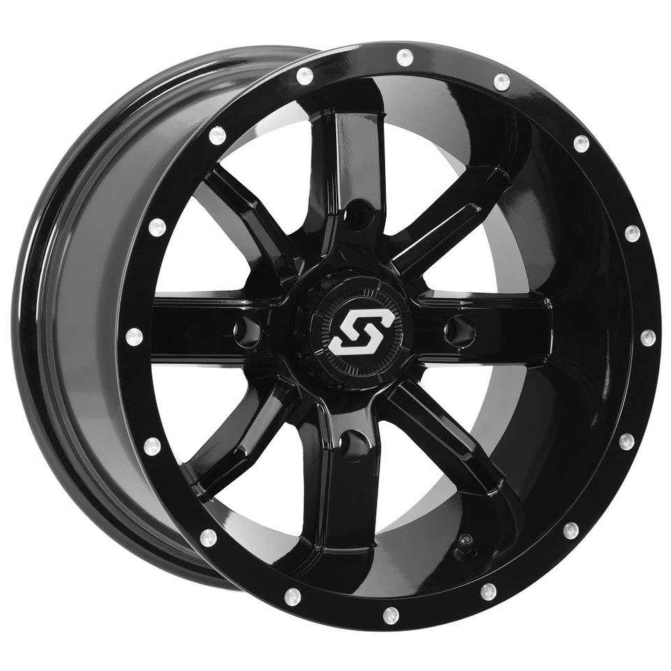 Sedona Hollow Point UTV Wheels Black 14x8/14x10 Polaris RZR 1000 XP (4) Foto 2 de 4