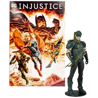 Page Punchers 7'' Scale Figure w/ Comic -Injustice 2 - Green Arrow w/ Comic
