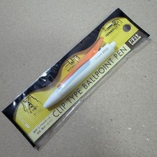 New out of print Tombow Pencil PFit ballpoint pen white barrel yellow clip