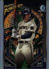 2024 Bowman Chrome Prospect Power-Up - Brock Wilken #PP-7 - Brewers