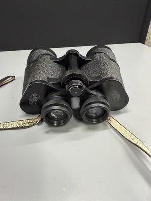 Rare Antique Carl Zeiss JENA Jenoptem 10X50W Binoculars In Original Leather Case