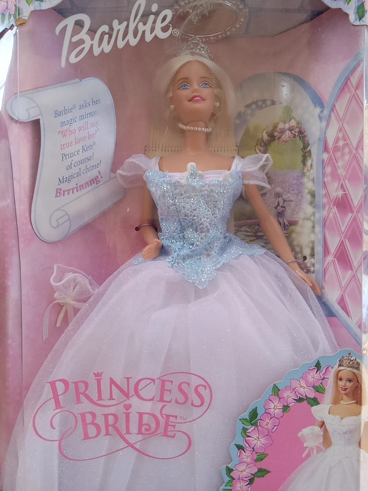 Barbie Princesa Noiva #28251, Nova na caixa, Leve dano na caixa - Imagem 2 de 4