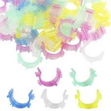 BokWin Pcs Plastic Bobbin Holder Clamps, Colorful Sewing Bobbin Clips Thread 50