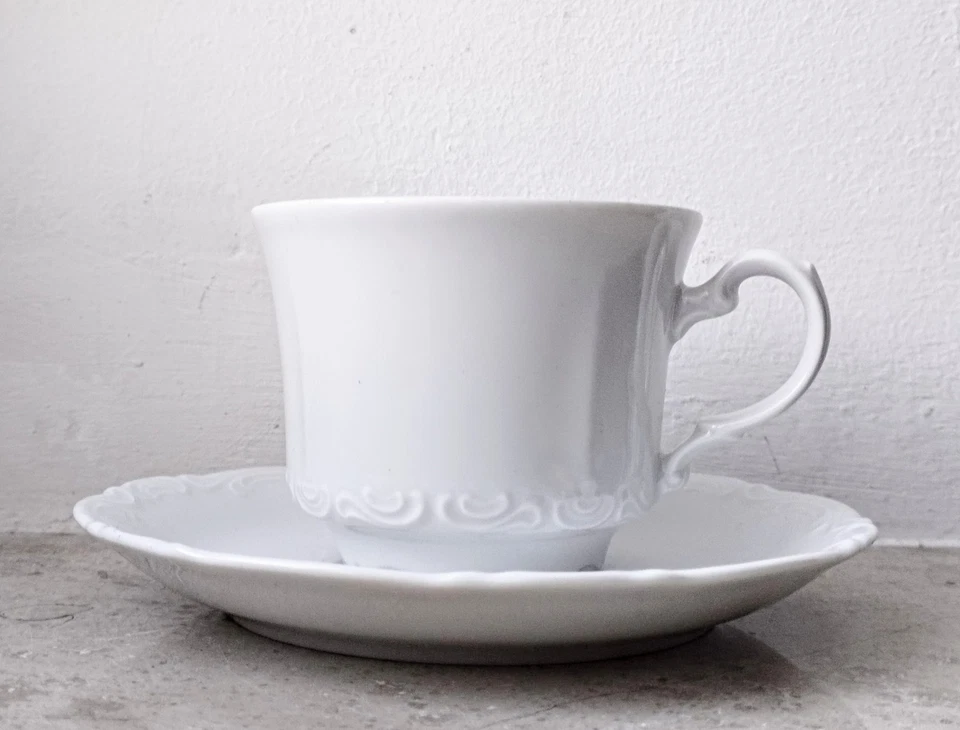 Mitterteich Porzellan - 6 Kaffeetassen und 7 Untertassen - Bild 4 von 4
