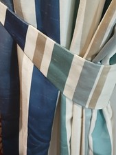 2 X Pairs Of Montgomery Curtains With Matching Tiebacks