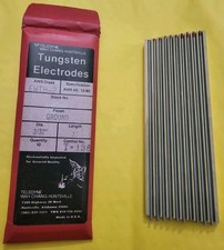 Tungsten Electrode Red, vintage. 10 Pack.  Teledyne Wah Chang Huntsville, USA.