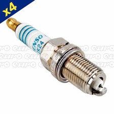 Image of Denso IK24 Iridium Spark Plugs x4 Ignition Electrical Replacement Spare