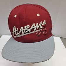 Alabama Crimson Tide Snapback Zephyr Kids Adjustable Flat Bill Hat Cap Red Gray