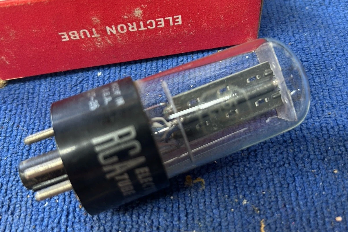 Valvola Termoionica RCA 35Z5GT (35Z5) NOS, Scatola Originale, Per Radio D'epoca