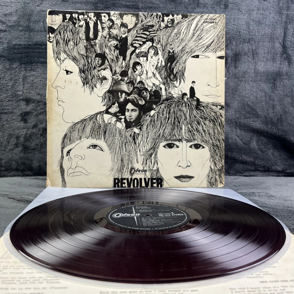 Beatles - Revolver 1966 1st Japan Pressing LP Red Vinyl Record OP7600 - Bild 2 von 4